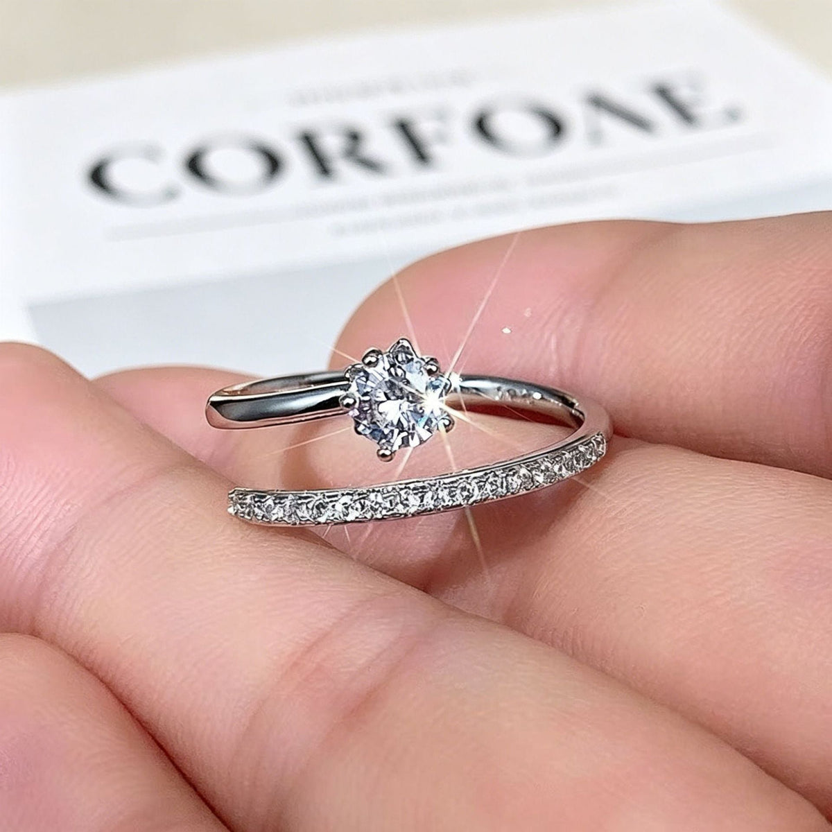 Yanbai Cross-Border Korean Design Trendy Fashion Geometric Ring Versatile Index Finger Pinky Ring In European And American Style