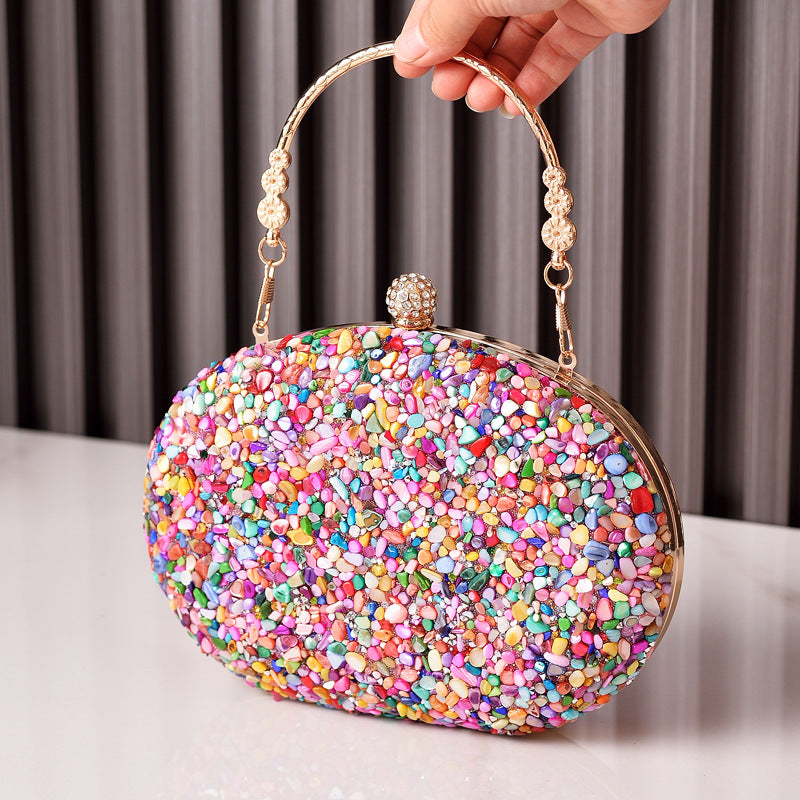 Affordable Luxury Diamond-encrusted Evening Clutch