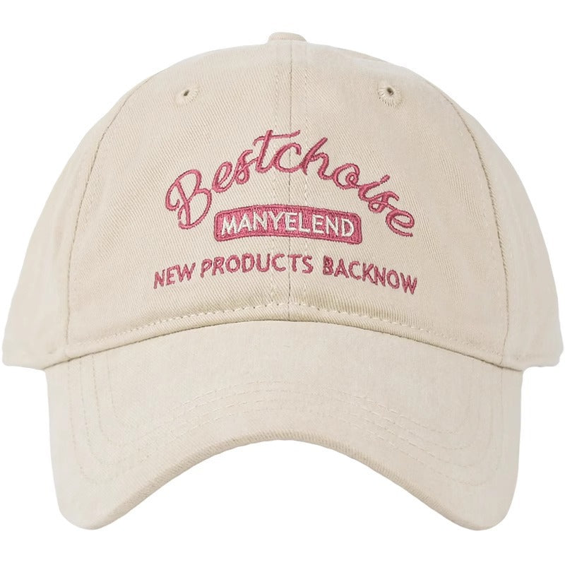 Hat Women's New Summer Baseball Cap Face Small Cap Original American Style Retro Versatile Soft Top Wholesale