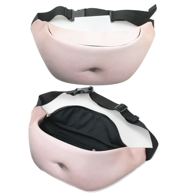 Creative Belly Waist Bag Beer Belly Leather Waist