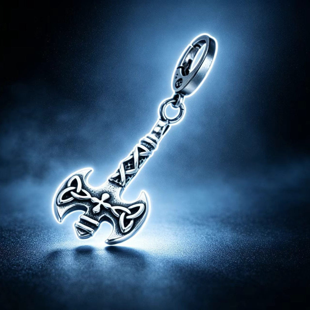 Men's Axe Pendant Keychain