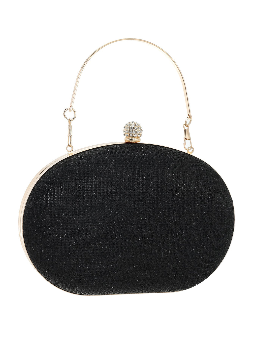 Women's Chic Egg-Shaped Clutch Minimalist Light Luxury Evening Bag, Elegant Handheld Purse For Party & Wedding