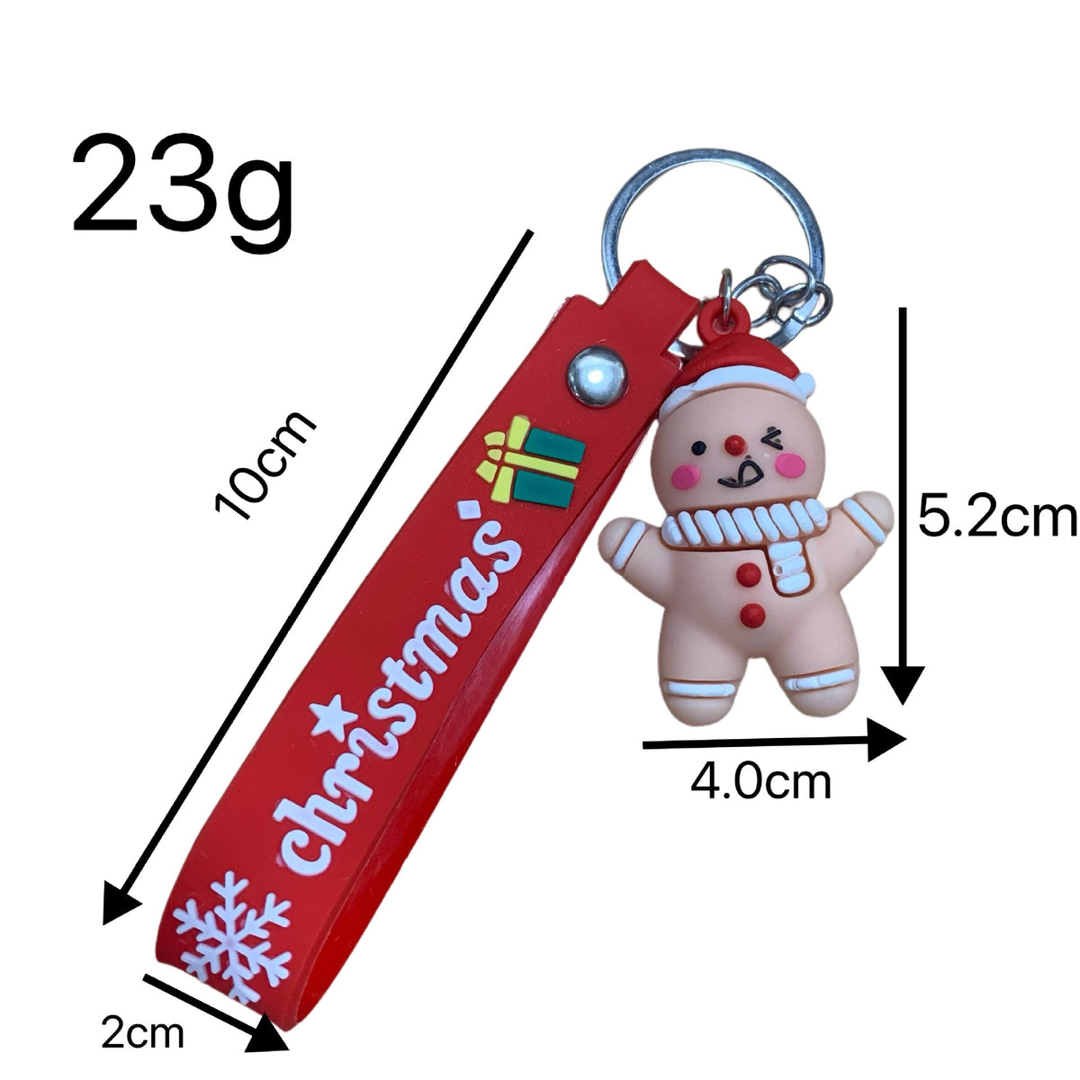 Christmas Cartoon Keychain Bag Charm