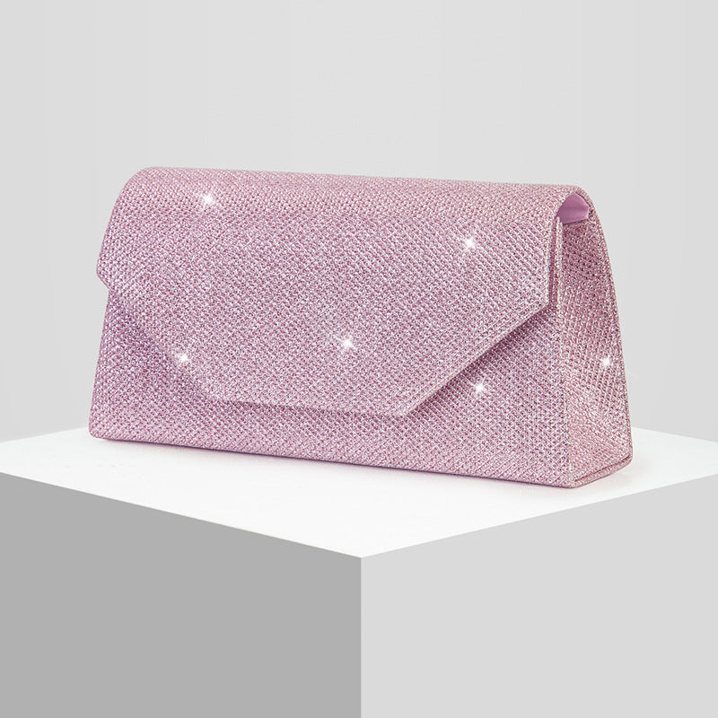 Womens Glittering Evening Bag Party Handbag Clutch, Crossbody Bag