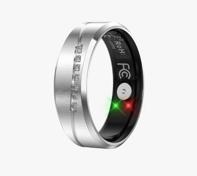 Hr05 Smart Ring Heart Rate, Blood Oxygen, And Sleep Monitoring Call Notifications Sedentary, Hydration, And Vibration Reminders A Tech-enabled Health Ring