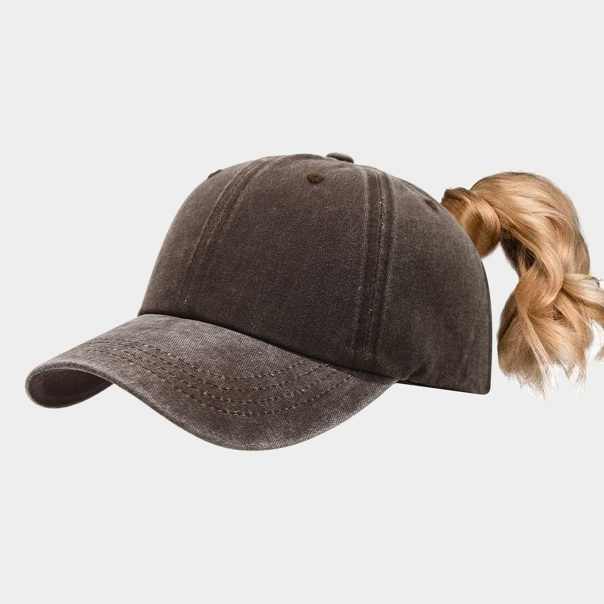 High Ponytail Outdoor Casual Sports Sun Hat
