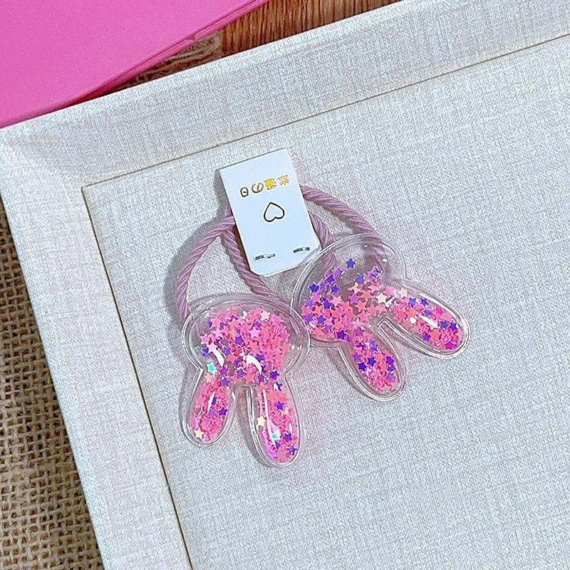 Little Rabbit Children's Resin Hair Accessories Headband And Hair Tie