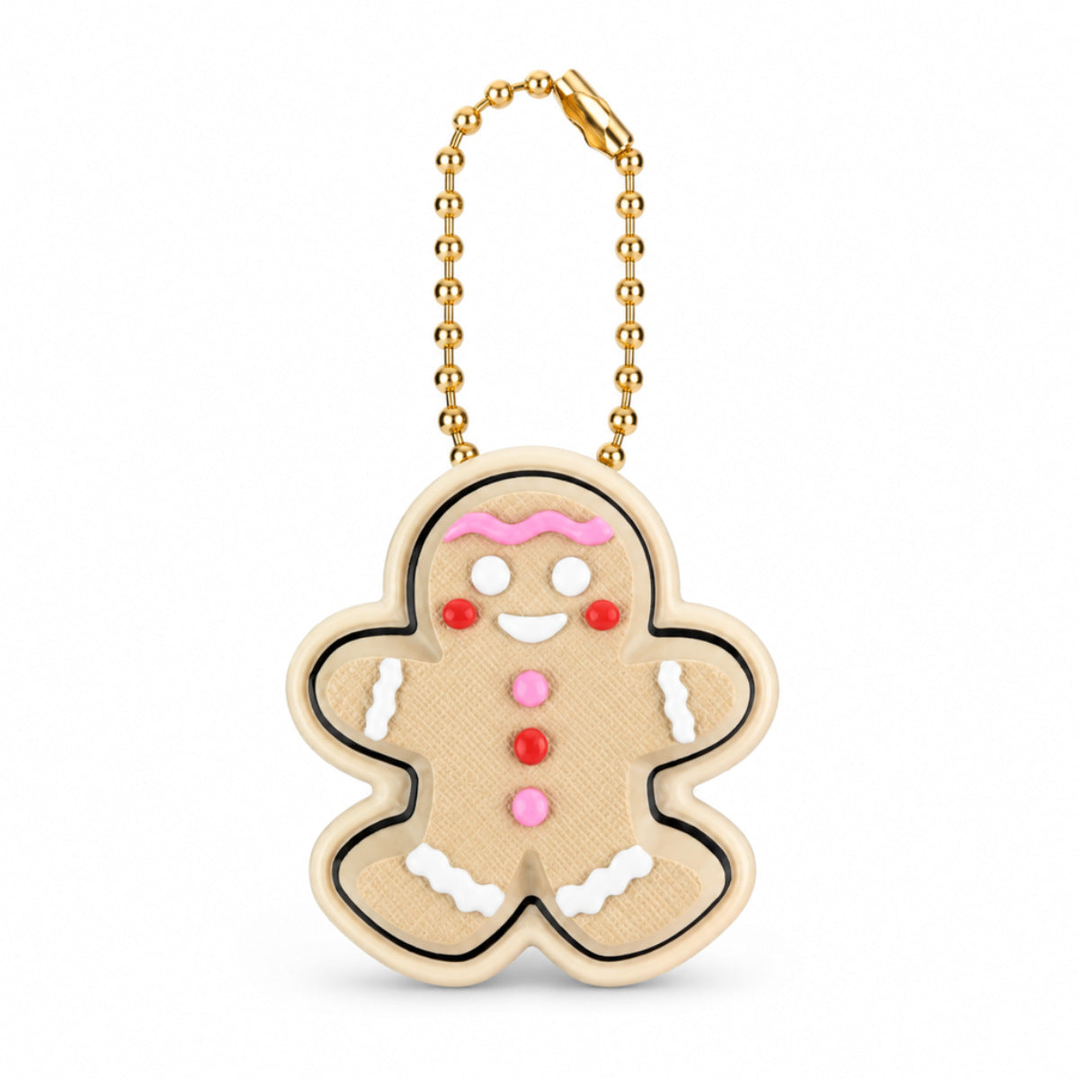 3D-printed Gingerbread Man Pendant Christmas Tree Ornament Creative Indoor Christmas Decoration Keychain