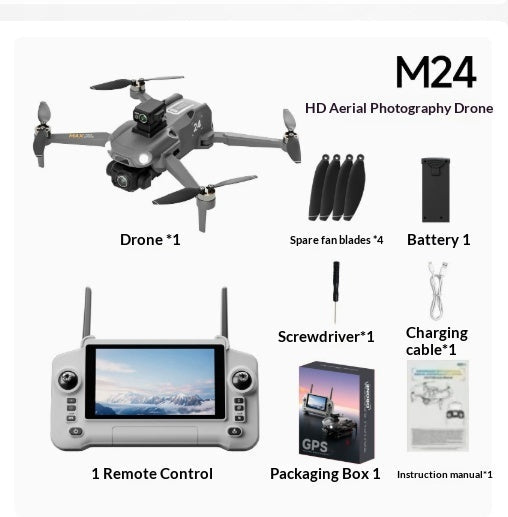 Cross-border New Product M24 Brushless Drone With Airdrop Capability