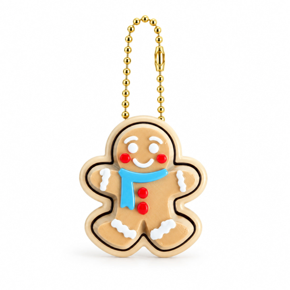 3D-printed Gingerbread Man Pendant Christmas Tree Ornament Creative Indoor Christmas Decoration Keychain