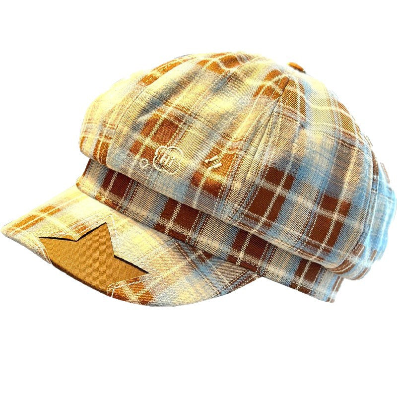 Children Show Face Little Wild Newsboy Cap Painter
