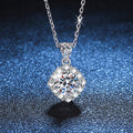 Live-Stream Hot-Selling Pendant Necklace For Women, Dazzling Square-Shaped 1 Carat Eight Hearts And Eight Arrows Zirconia Women's Gift Necklace
