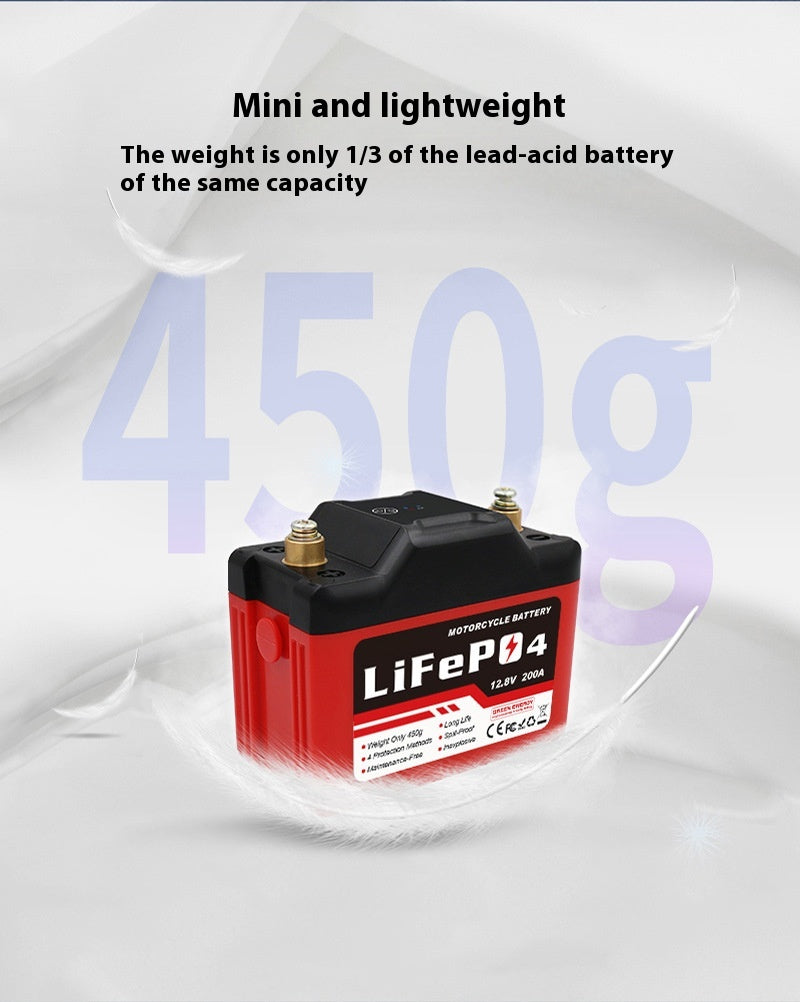 Motorcycle Starting Battery Lithium Iron Phosphate Battery Factory Wholesale