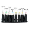 DC Adapter 8-piece Laptop Plug Universal Adapter