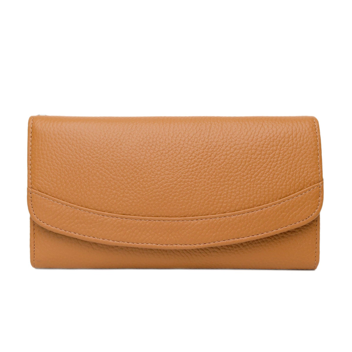 Long Womens Genuine Leather Clutch Bag