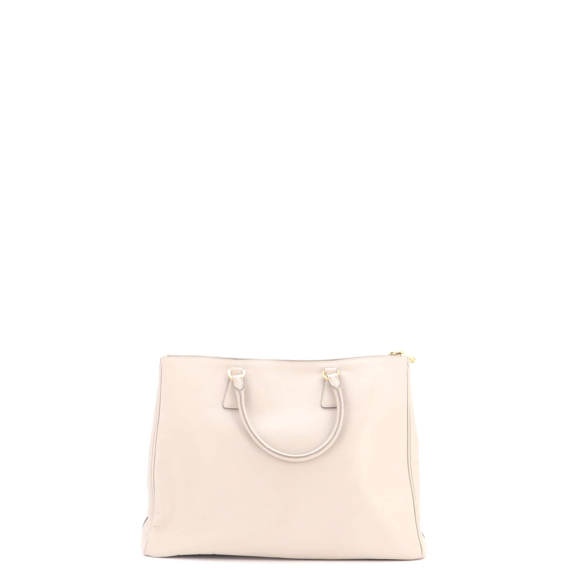 Carry the Icon Luxe Prada Pre-Loved Double Zip Lux Tote XL, Gray