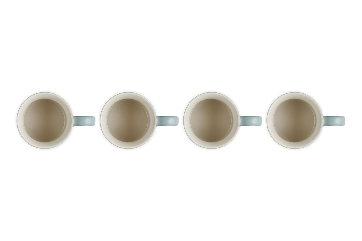 Cozy Café Set – Le Creuset Vancouver Mugs Set of 4, 14 oz