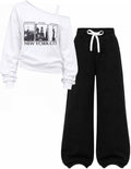 Off-Shoulder Sass – Tween Girls' 2-Piece Set