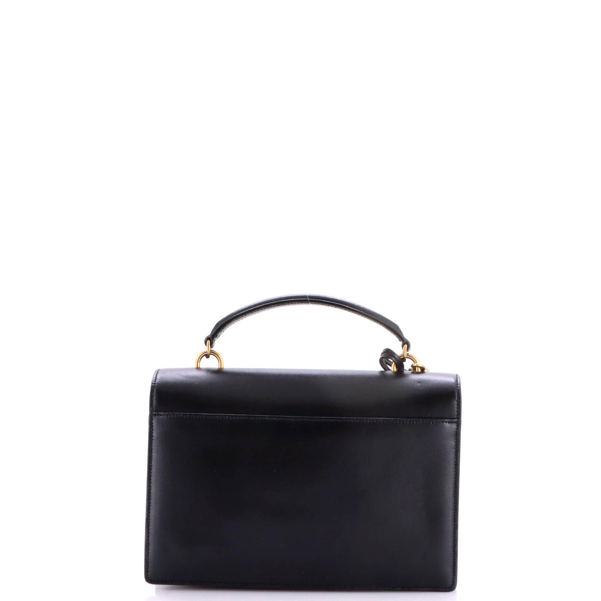 Saint Laurent, Pre-Loved Sunset Top Handle Shoulder Bag Medium, Black
