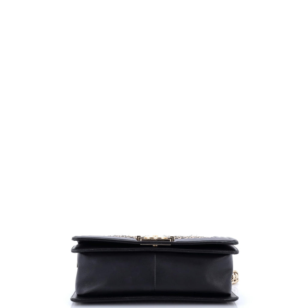 Timeless Flex Iconic Chanel Pre-Loved Boy Flap Bag Old Medium, Black
