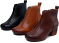 Retro Autumn Boots – Athlefit Leather Booties