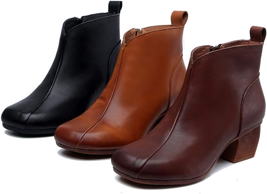 Retro Autumn Boots – Athlefit Leather Booties