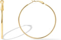 Paddle-Back Perfect – Gold Hoop Earrings