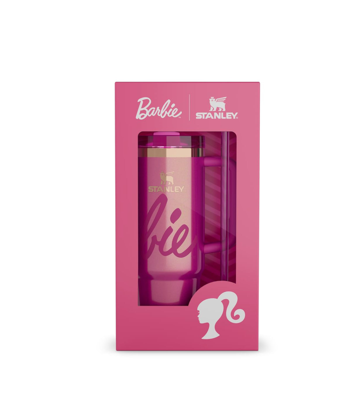 STANLEY Quencher H2.0 Flow State Tumbler, 30 oz, Barbie Icon