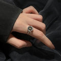 Retro Womens Trendy Korean Style Ring Minimalist Design