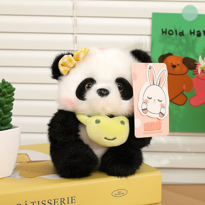 Xiangdundun Bamboo Panda Plush Toy Keychain