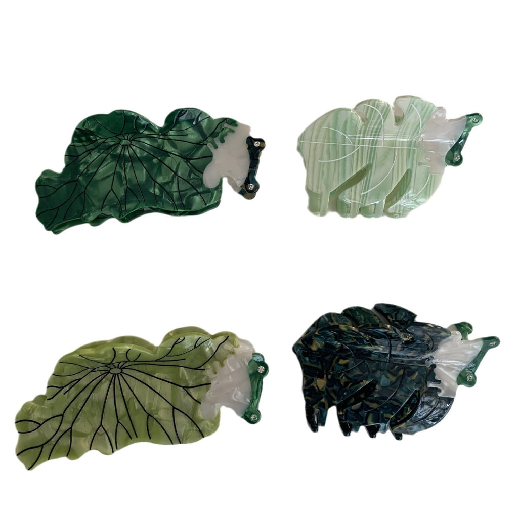 Frog Grip Color Matching Hair Claw Shark Clip Hair Accessories