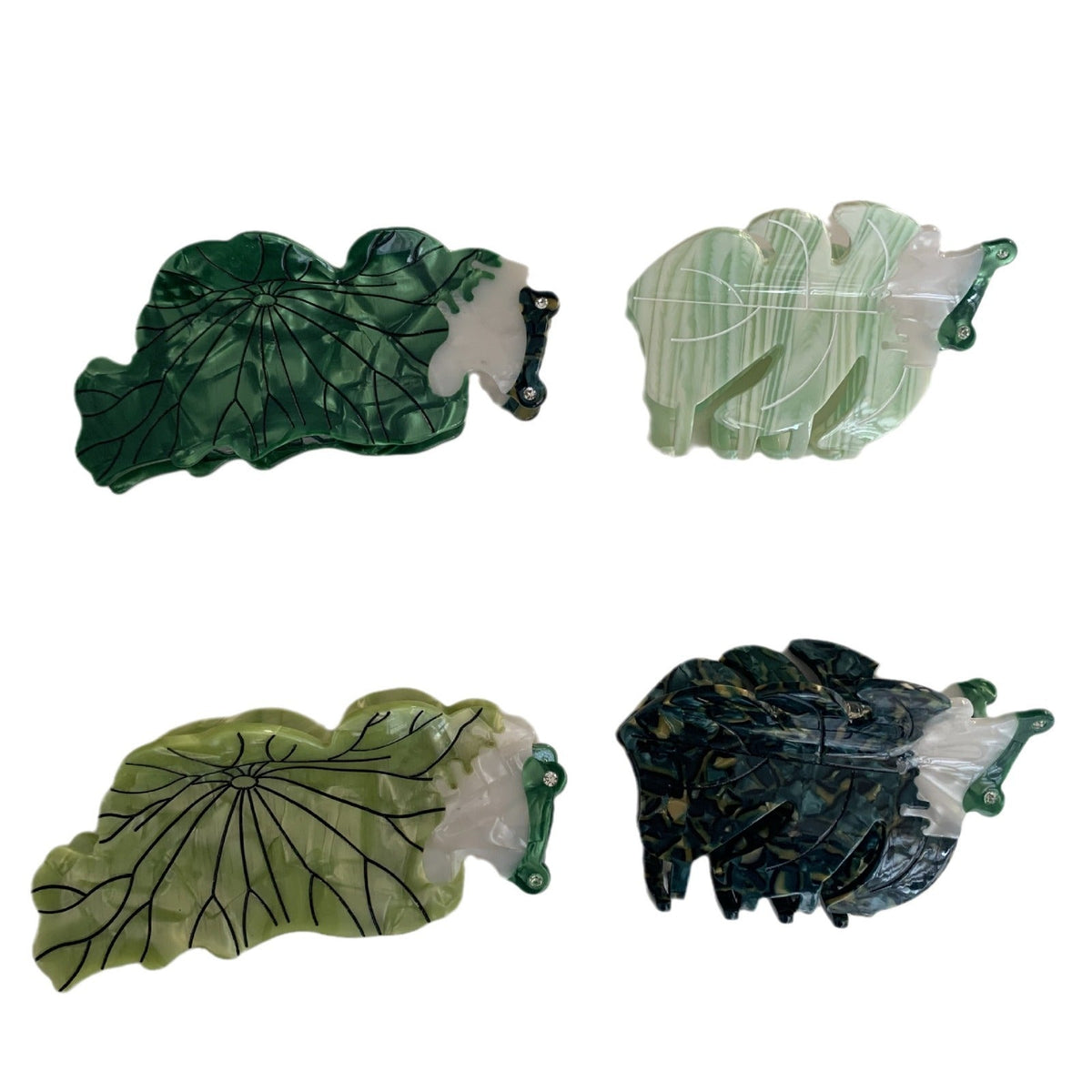 Frog Grip Color Matching Hair Claw Shark Clip Hair Accessories