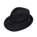 Mens And Womens Jazz Hat British-style Linen Solid-color Top Hat