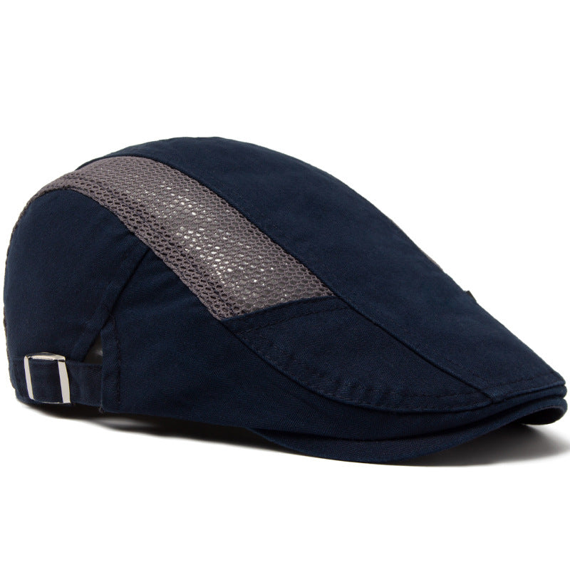 Men's Summer Thin Mesh Breathable Cotton Beret