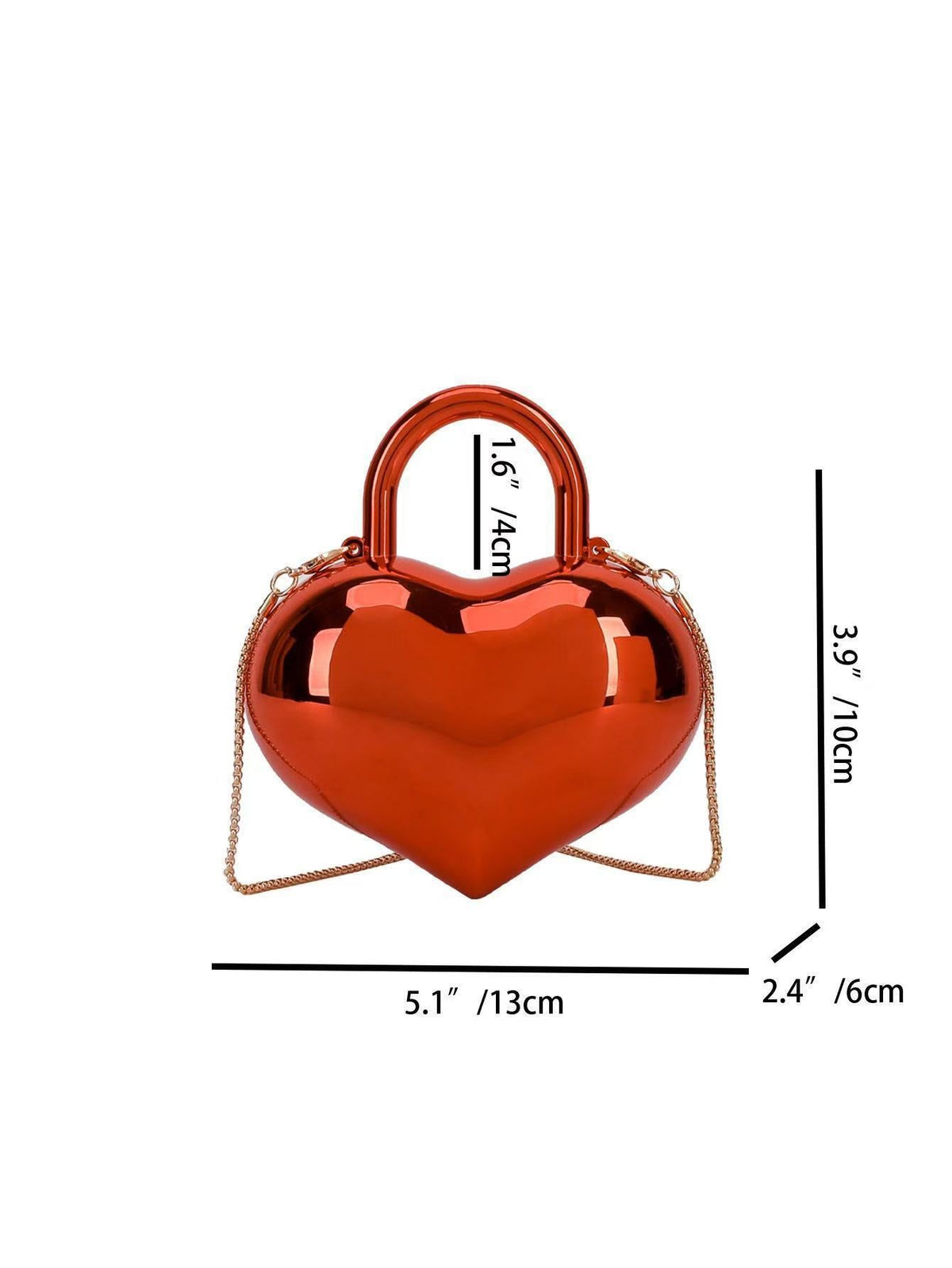 New Style Evening Bag, Trendy Chinese Style, Heart-Shaped Handbag, Shoulder Bag, Crossbody Bag For Women, 2026 Banquet Clutch Bag, Unique Heart Design