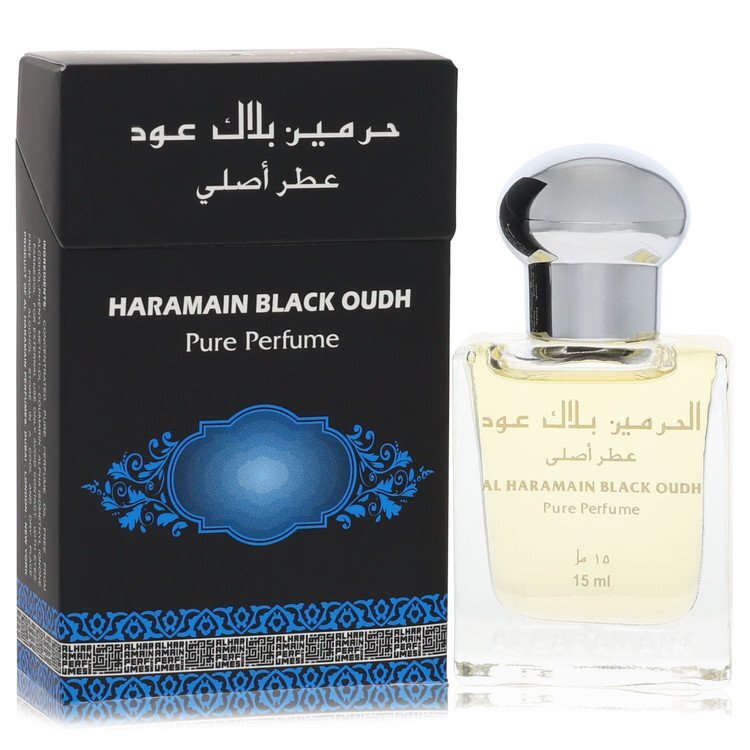 Al Haramain Black Oudh Pure Perfume — 0.51 oz · Mini size