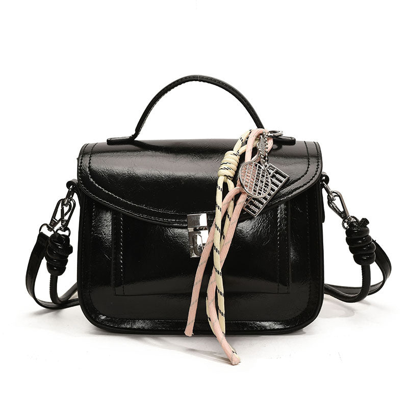 Casual Small Square Shoulder Bag Retro Portable Messenger Handbags For Women