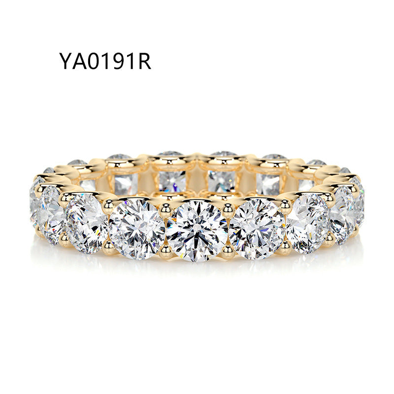 Fully Paved Moissanite Stackable Ring