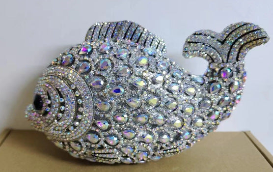 Xiyuan Clutch Bag Crystal-Embellished Diamond Evening Bag