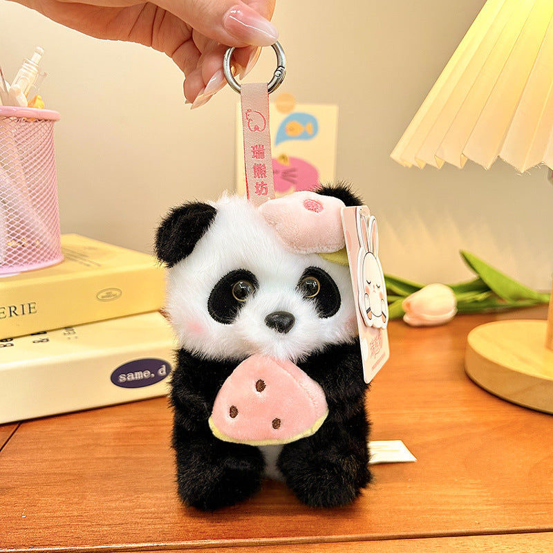 Xiangdundun Bamboo Panda Plush Toy Keychain