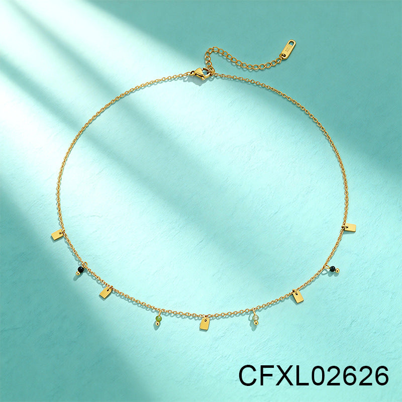 Light Luxury High-end Titanium Steel Necklace For Women