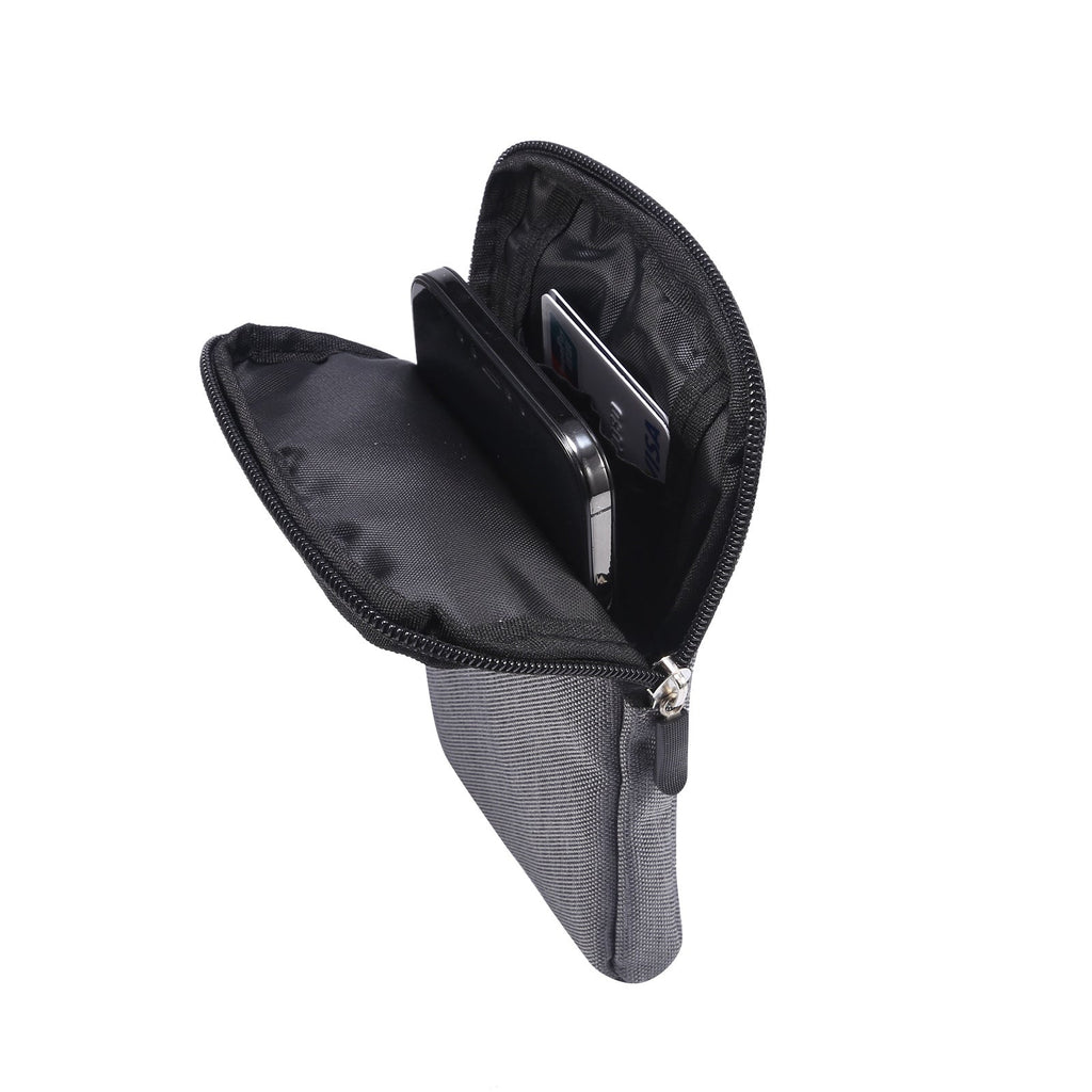 Solid Color Portable Universal Diagonal Cross Waist Bag
