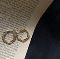 Silver Needle Earrings New-style Drop Earrings With A High-end Feel
