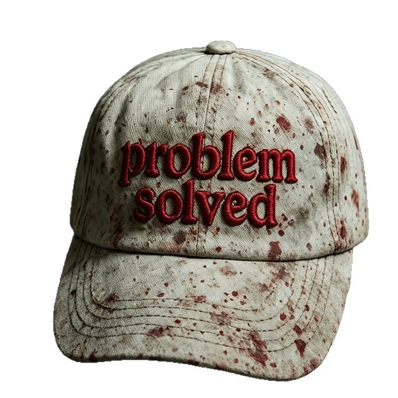 Halloween-themed Baseball Cap With Digital Print Dark-style Outdoor Couples Hat
