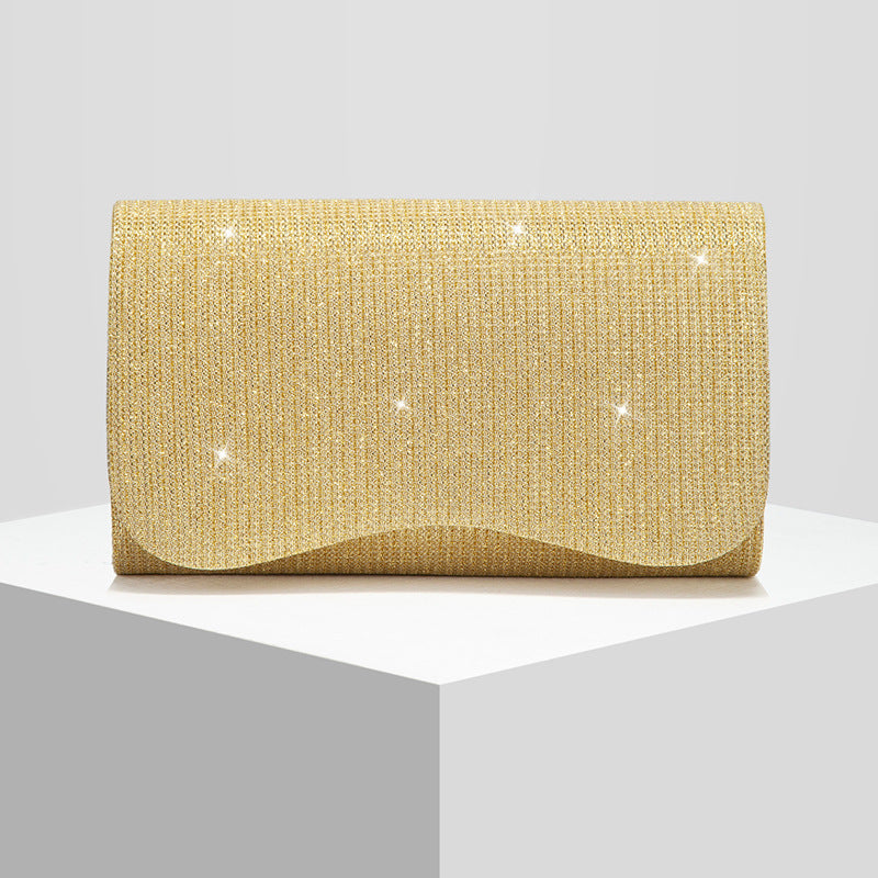 Womens Fashionable Shimmering Evening Clutch Bag