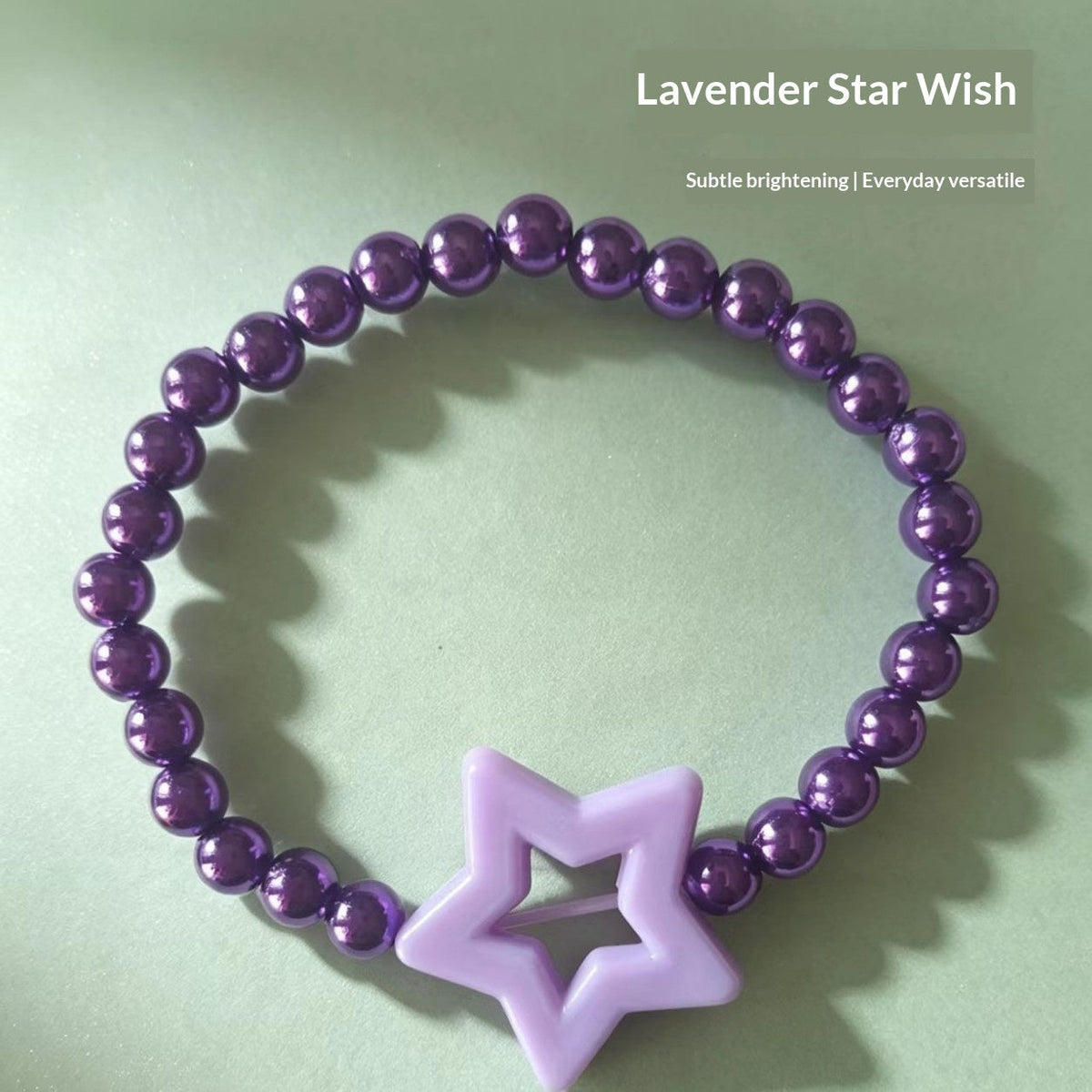 Hand-woven Five-pointed Star Bead Bracelet