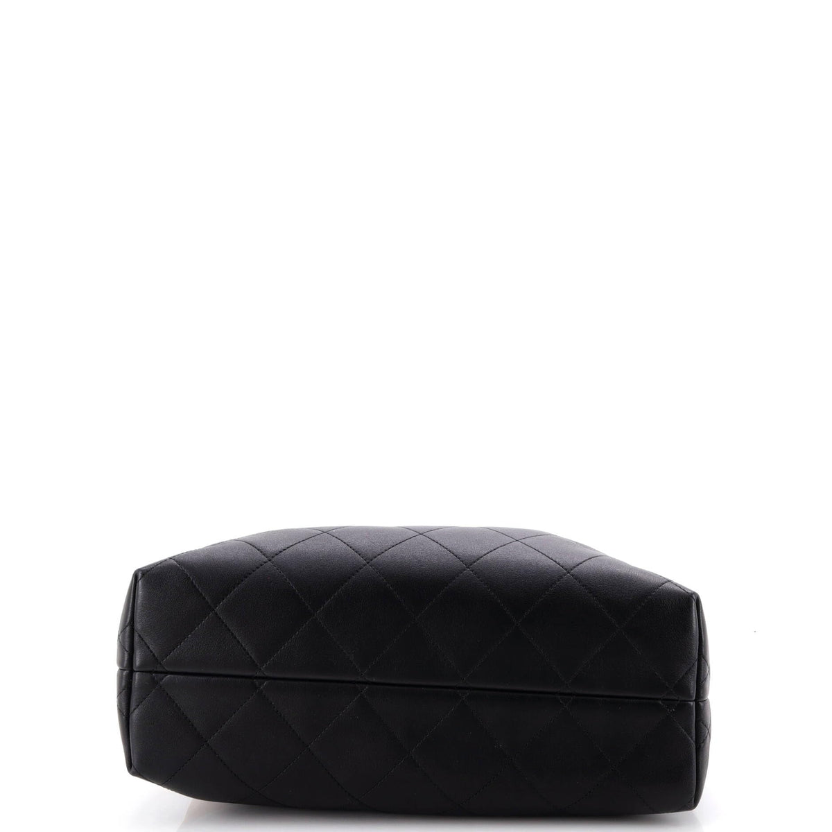 Shop in Style Luxe Chanel Pre-Loved Coco Base Shopping Bag Quilted Suede and Lambskin Small, Brown