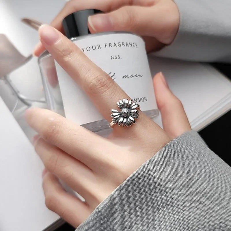 Retro Womens Trendy Korean Style Ring Minimalist Design