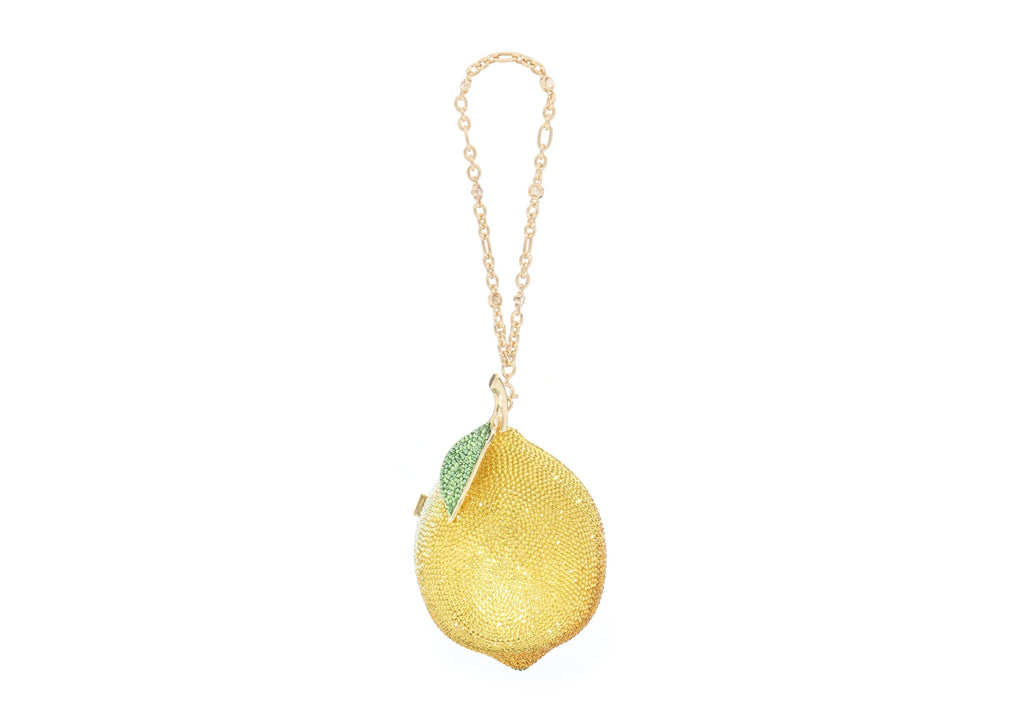 Judith Leiber Couture, Citron Lemon, One Size, Yellow