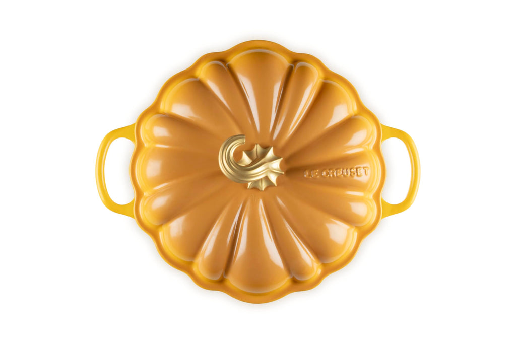 Harvest Luxe – Le Creuset Signature Pumpkin Cocotte 4 Qt Enameled Cast Iron